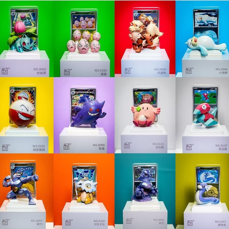 Pokemon Dream Painting Collection 151 Figure Set Blind Box.