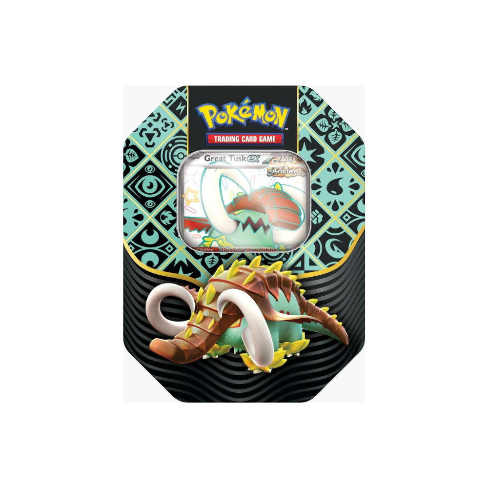 Paldean Fates International Tin: Great Tusk ex