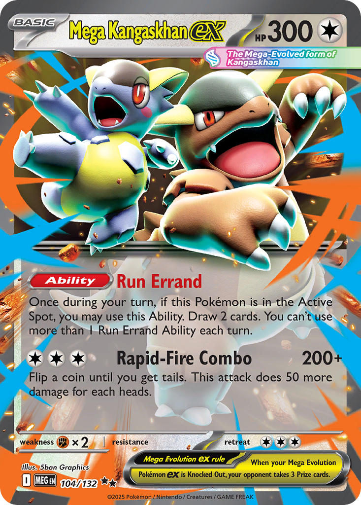 104 Mega Kangaskhan ex (MEG)