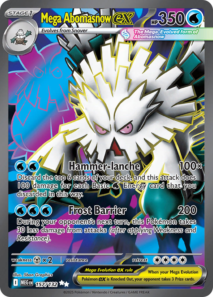 157 MegaAbomasnow ex