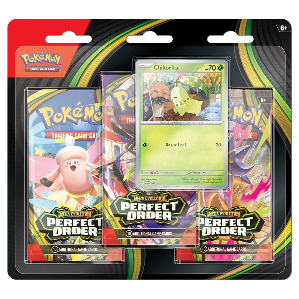 Perfect Order Chikorita 3-Pack Blister