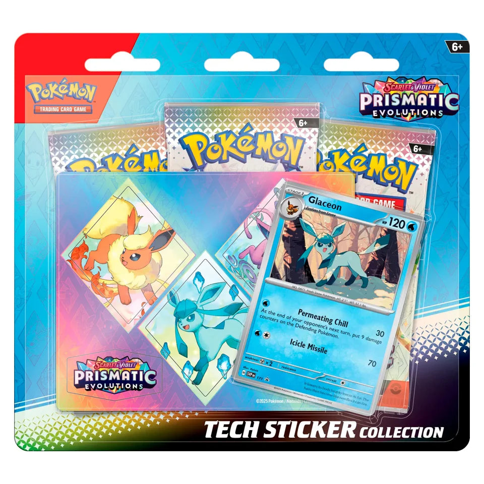 Prismatic Evolutions Tech Sticker Collection: Glaceon