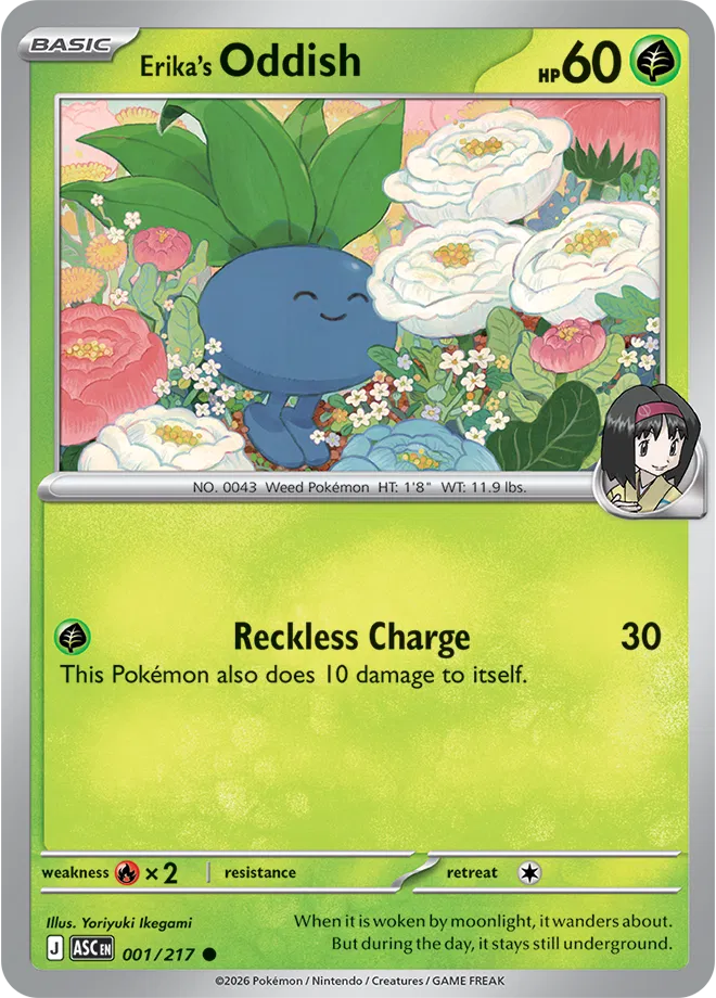 001 Erika's Oddish (ASC)