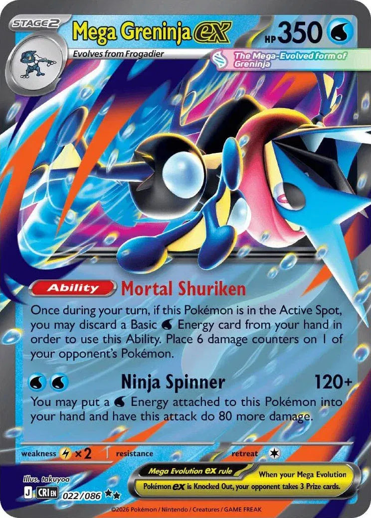022 Mega Greninja ex (CRI)