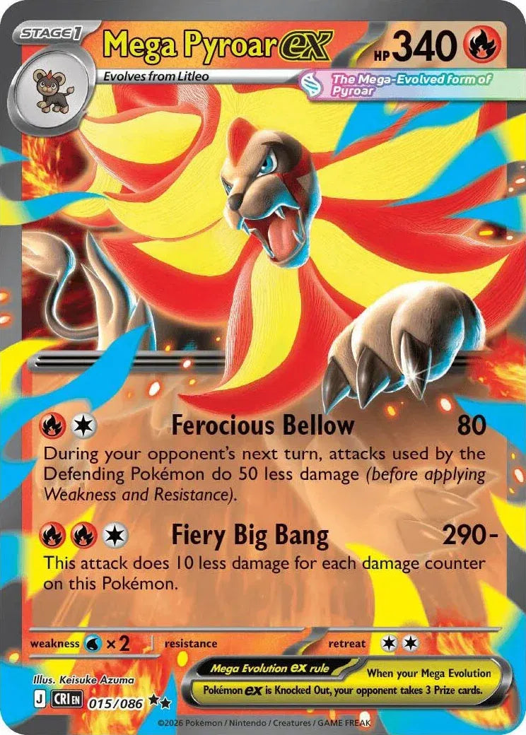 015 Mega Pyroar ex (CRI)