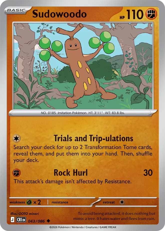 043 Sudowoodo (CRI)