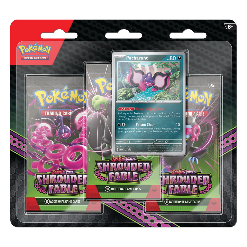 Shrouded Fable 3-Pack Blister: Pecharunt