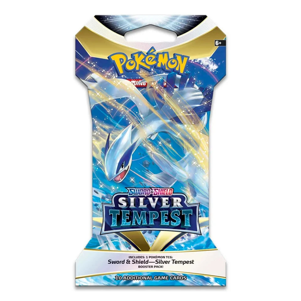 Silver Tempest Sleeved Booster Pack