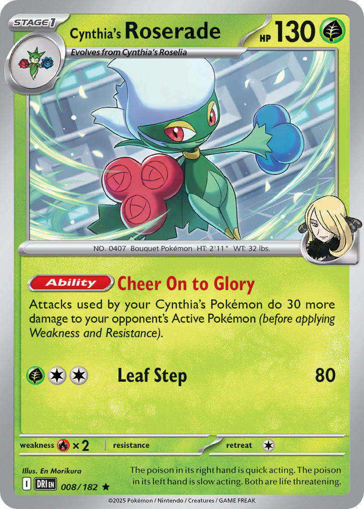 008  Cynthia’s Roserade (DRI)