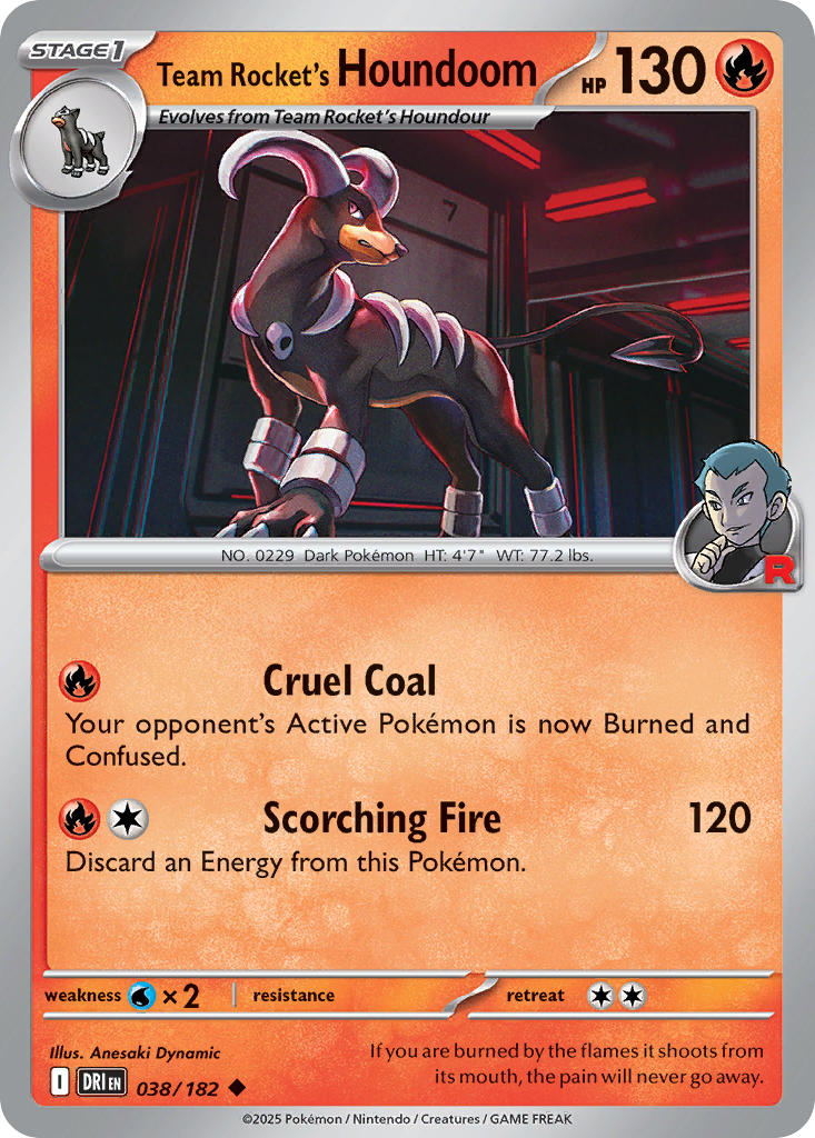 038  Team Rocket’s Houndoom (DRI)
