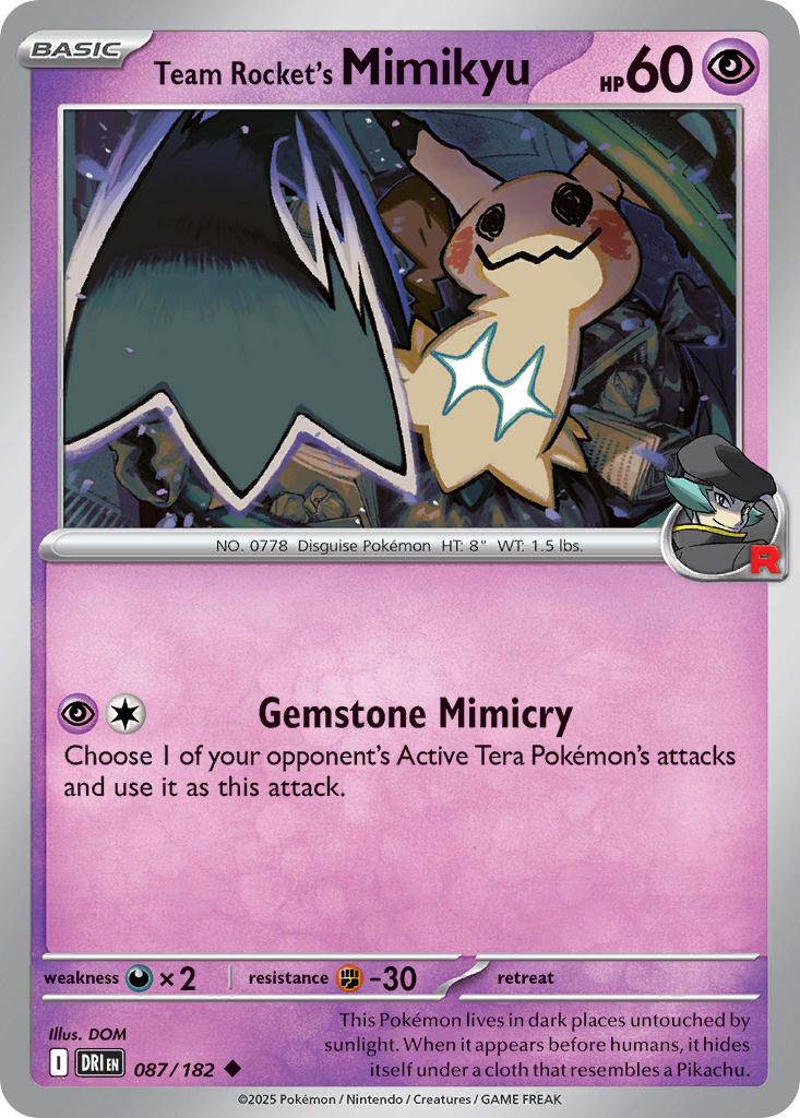 087  Team Rocket’s Mimikyu (DRI)
