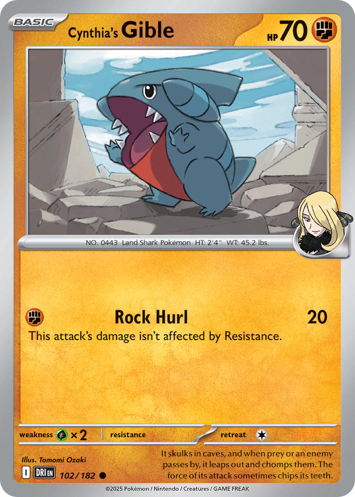102  Cynthia’s Gible (DRI)