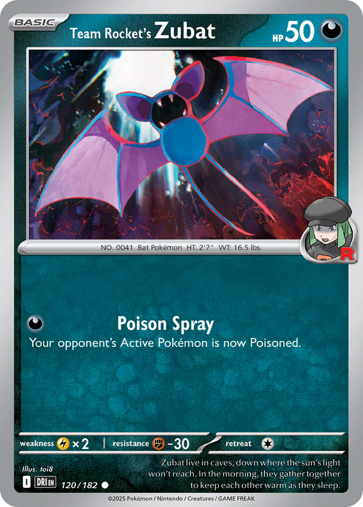 120  Team Rocket’s Zubat (DRI)