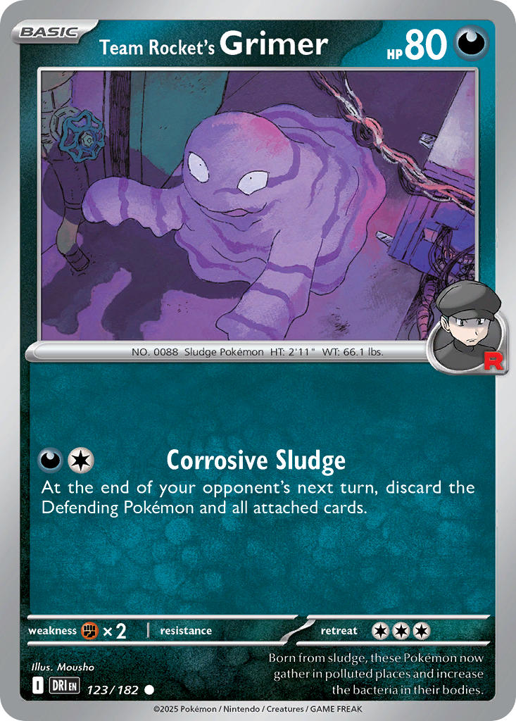 123  Team Rocket’s Grimer (DRI)