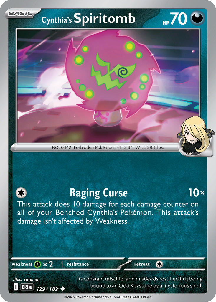 129  Cynthia’s Spiritomb (DRI)