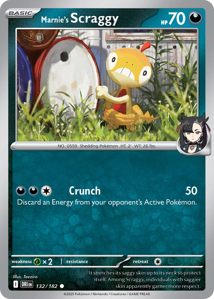 132  Marnie’s Scraggy (DRI)