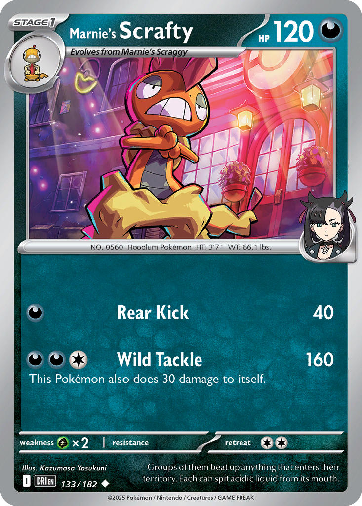 133  Marnie’s Scrafty (DRI)