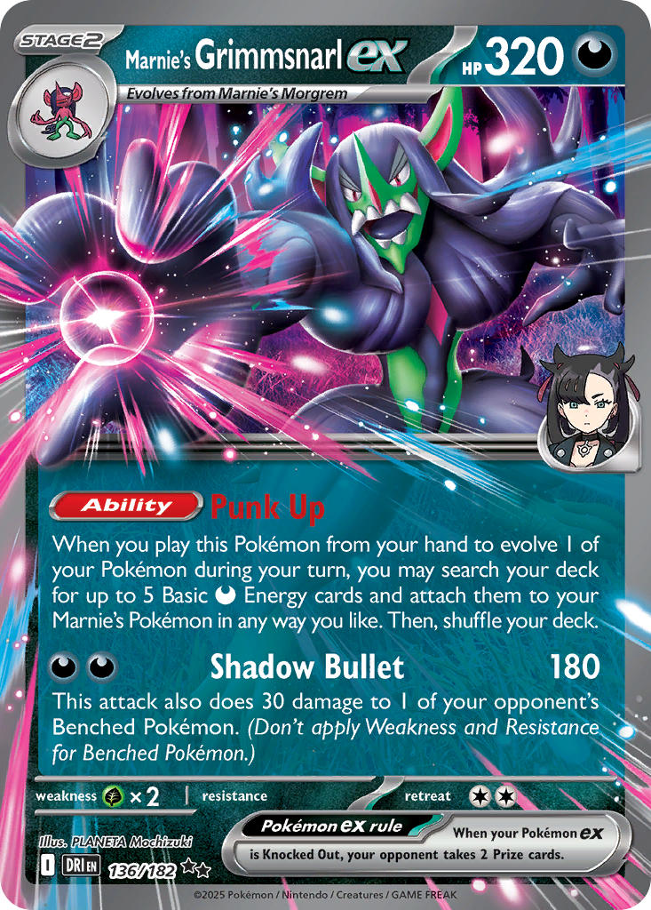 136  Marnie’s Grimmsnarl ex (DRI)