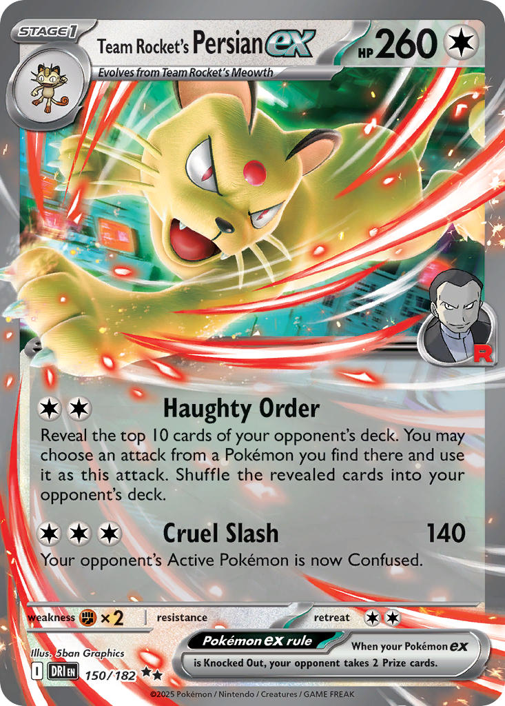 150  Team Rocket’s Persian ex (DRI)