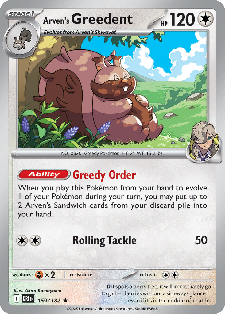 159  Arven’s Greedent (DRI)