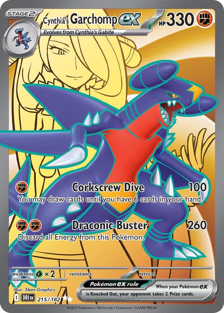 215  Cynthia’s Garchomp ex