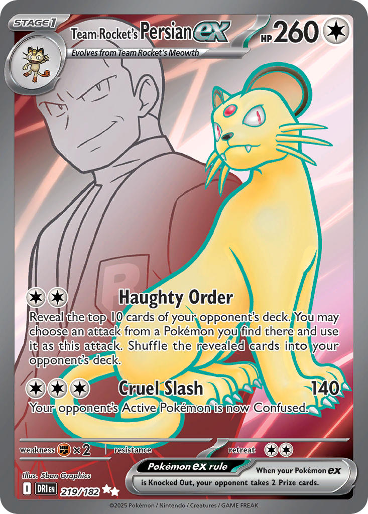 219  Team Rocket’s Persian ex