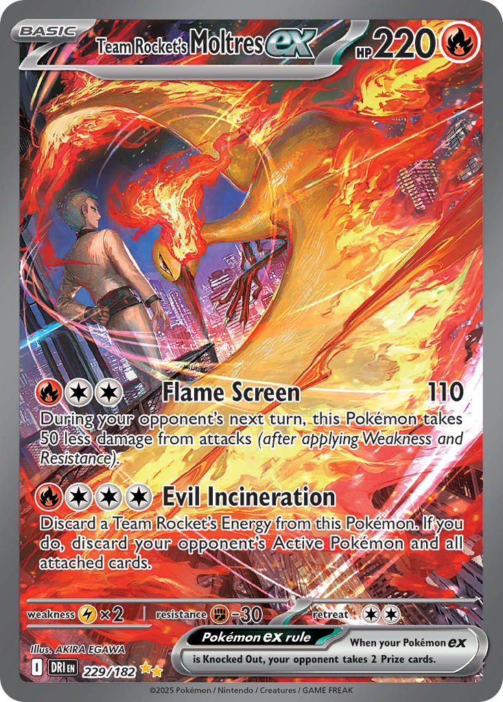 229  Team Rocket’s Moltres ex