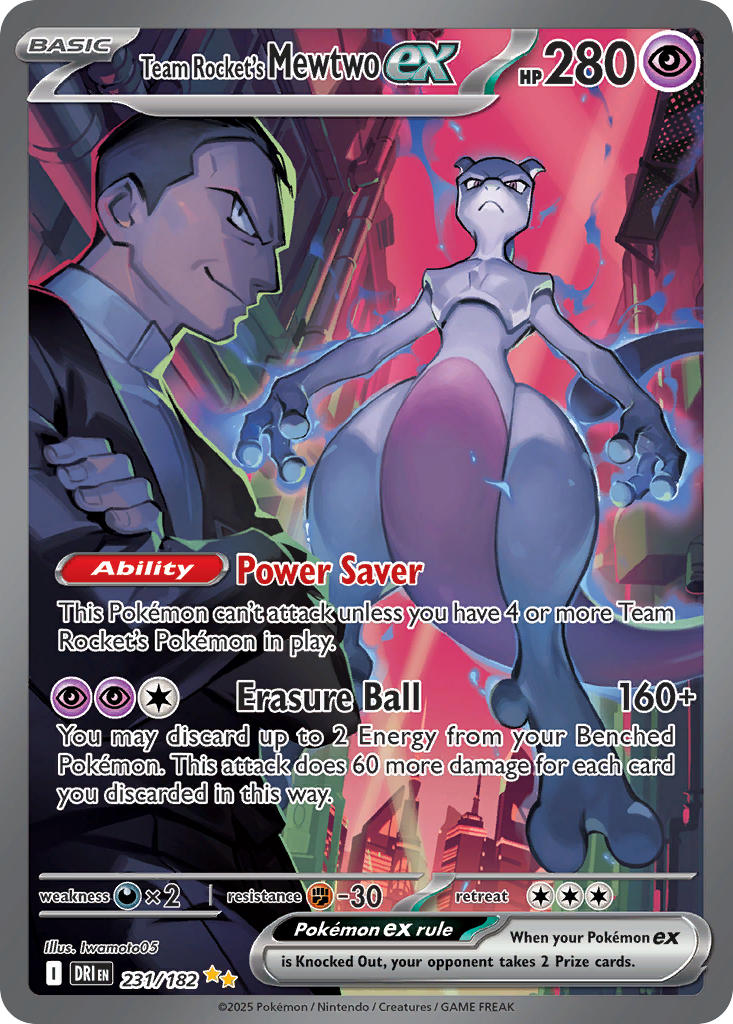 231  Team Rocket’s Mewtwo ex