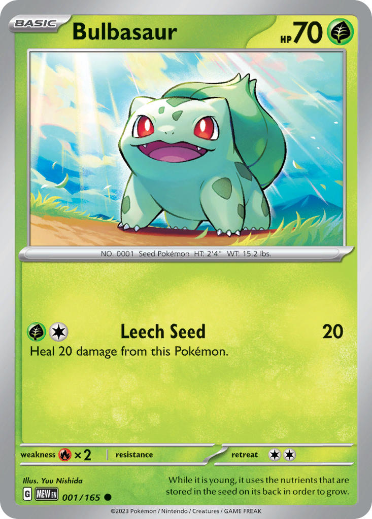 001 Bulbasaur (MEW)