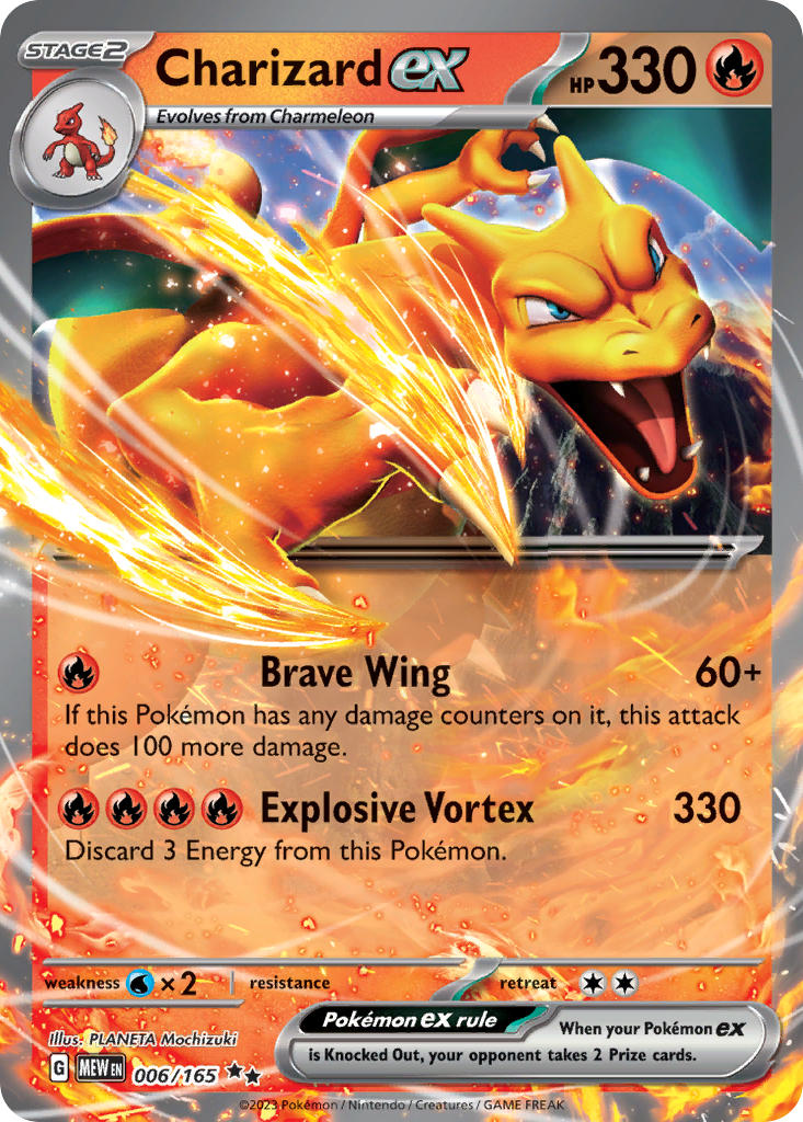 006 Charizard ex (MEW)