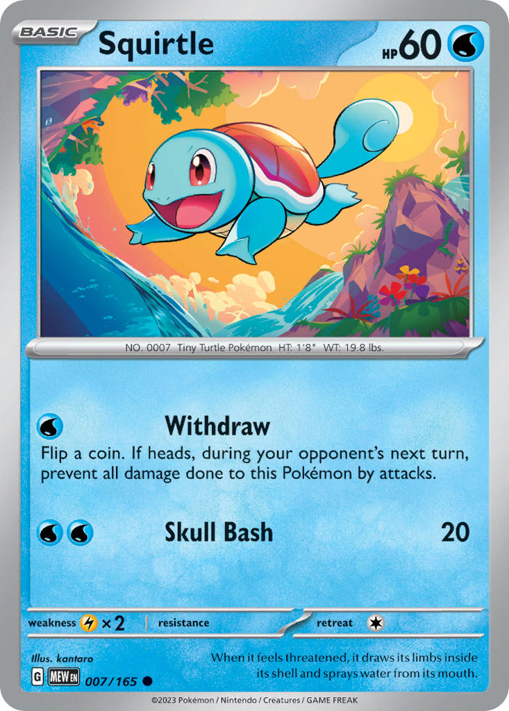 007 Squirtle (MEW)