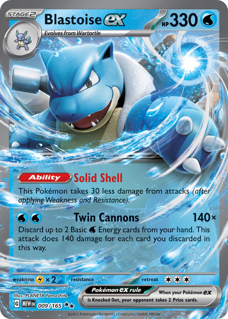 009 Blastoise ex (MEW)