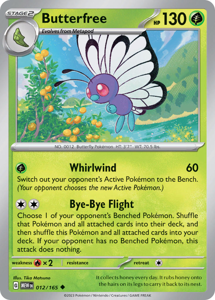 012 Butterfree (MEW)