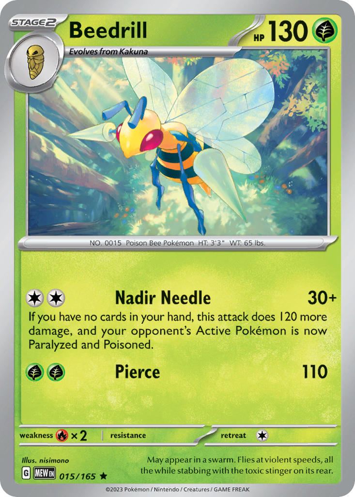 015 Beedrill (MEW)