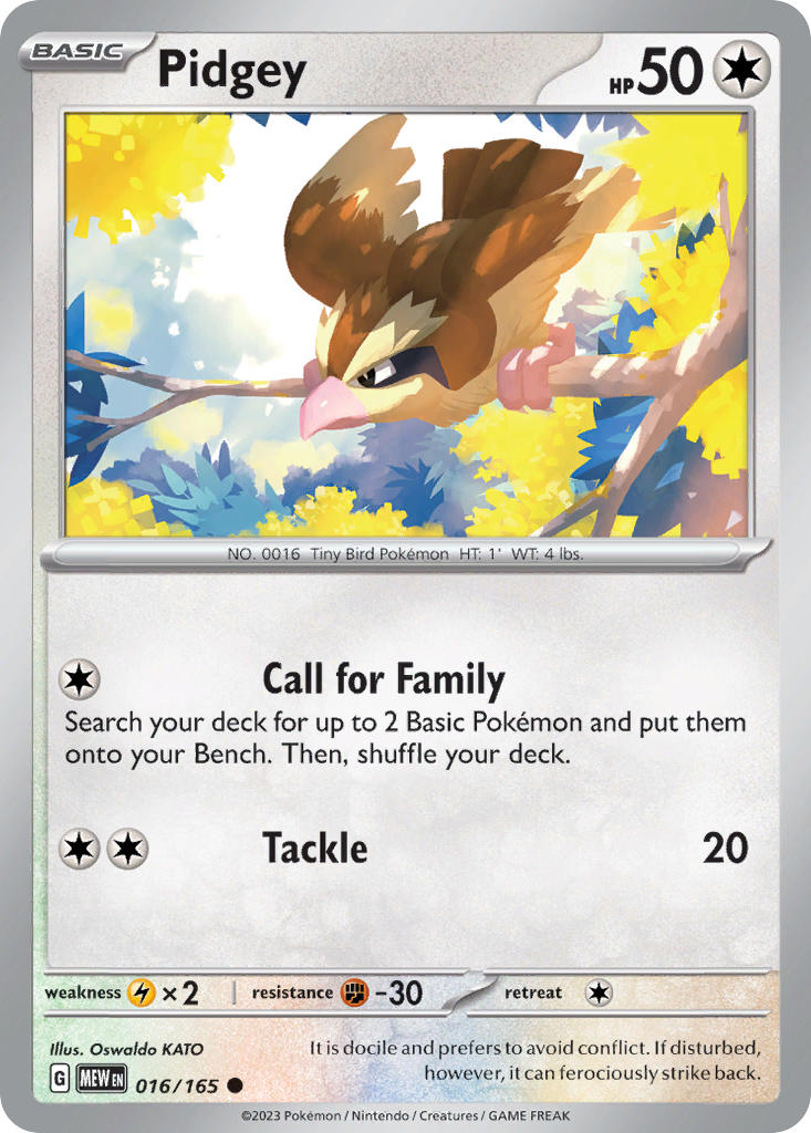 016 Pidgey (MEW)
