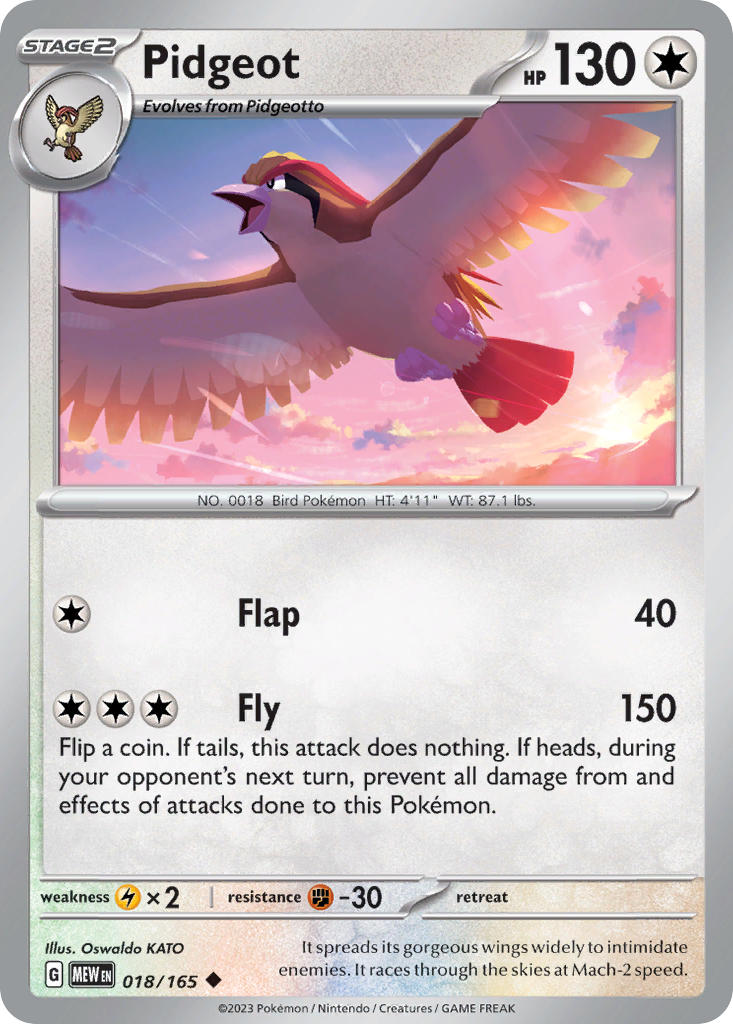 018 Pidgeot (MEW)