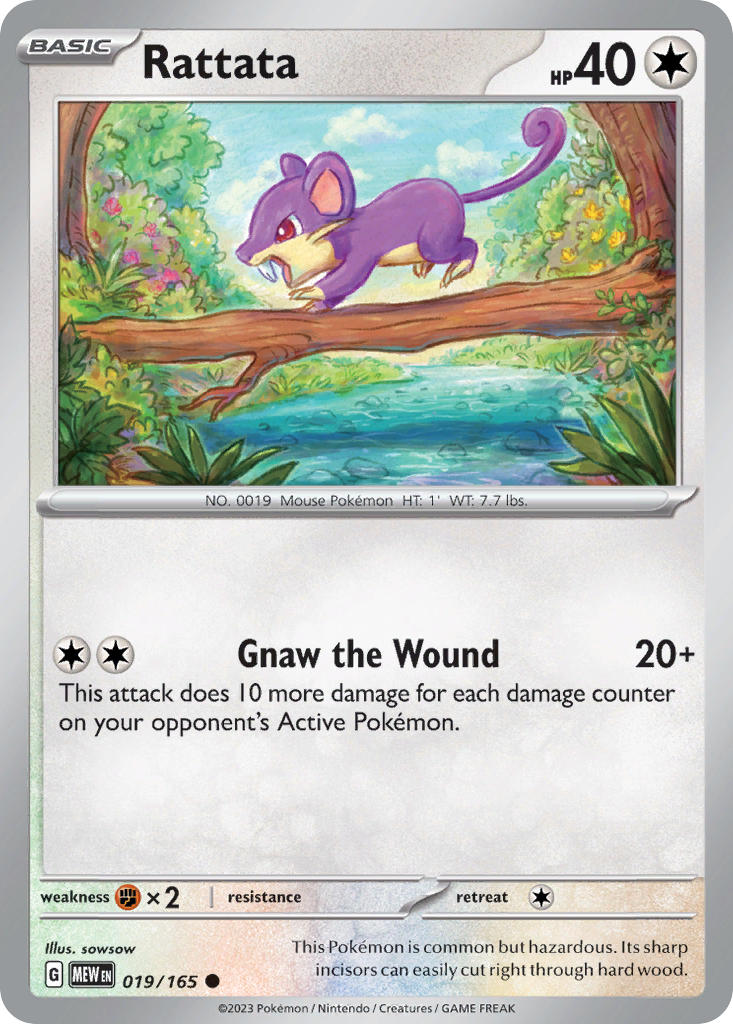 019 Rattata (MEW)