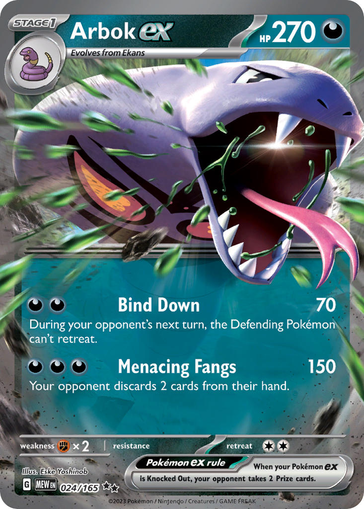 024 Arbok ex (MEW)