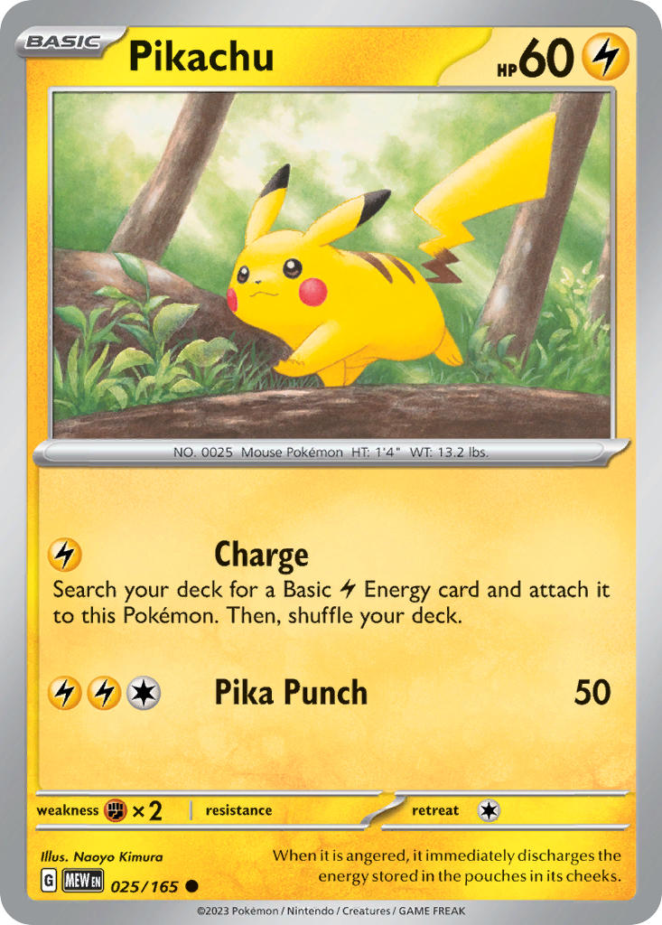 025 Pikachu (MEW)
