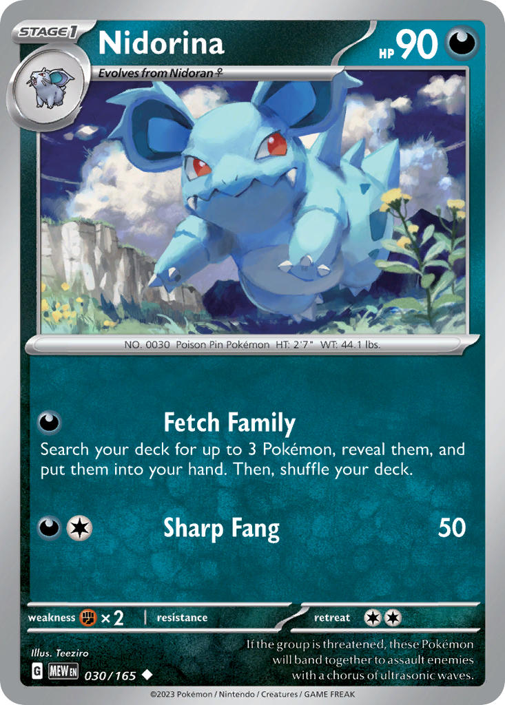 030 Nidorina (MEW)