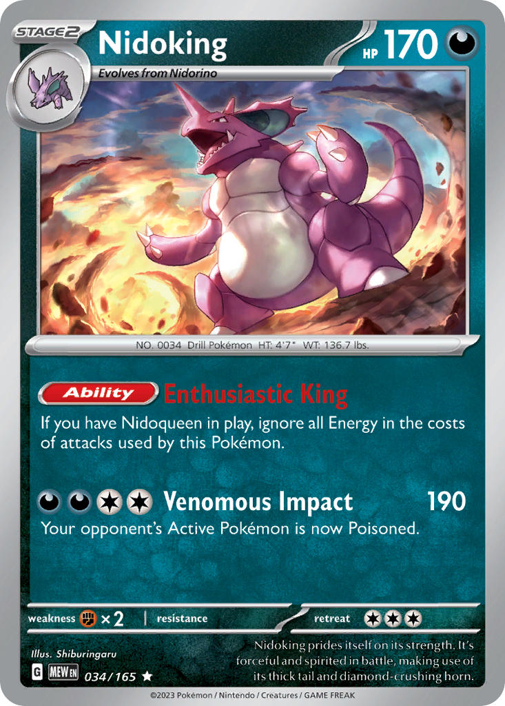 034 Nidoking (MEW)