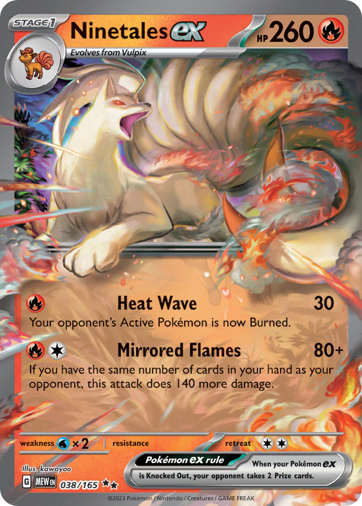 038 Ninetales ex (MEW)