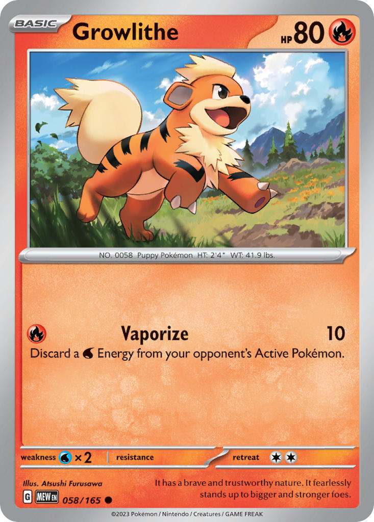 058 Growlithe (MEW)
