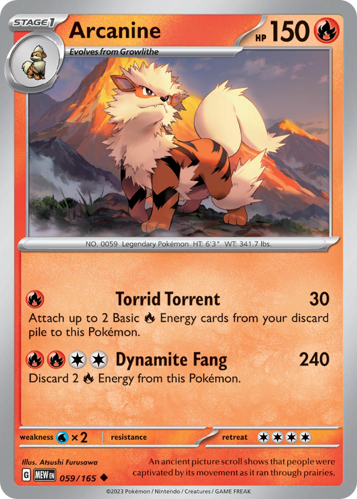 059 Arcanine (MEW)