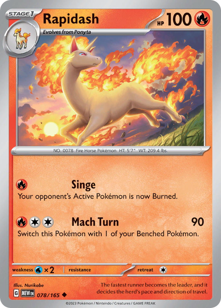 078 Rapidash (MEW)
