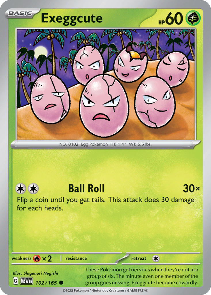 102 Exeggcute (MEW)