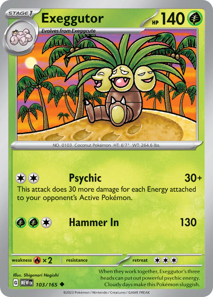 103 Exeggutor (MEW)