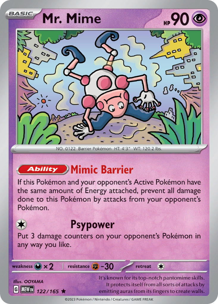 122 Mr. Mime (MEW)
