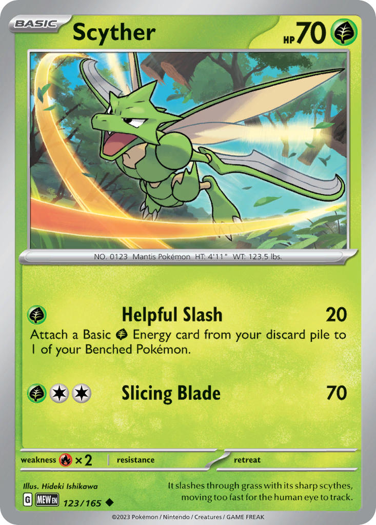 123 Scyther (MEW)