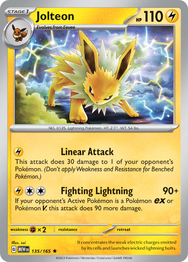 135 Jolteon (MEW)